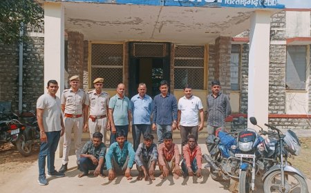 अन्तर्राज्यीय चोर की गैंग पकड़ी  आरोपियों ने कबूली 255 चोरी की वारदातें