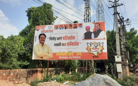 होर्डिंग के जरिए होने लगी दावेदारी, भाजपा में गरमाई  राजनीति 