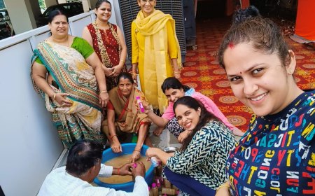 गणपति बप्पा को विश्व कल्याण के लिए विदा किया