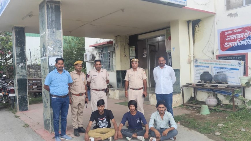 टोलकर्मियों पर फायरिंग के तीन आरोपी चढे पुलिस के हत्थे