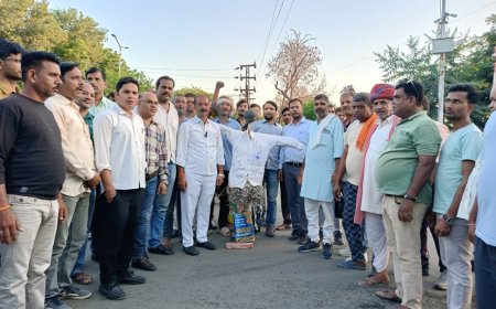 सही सड़क तोड़ने के मामले की उच्च स्तरीय जांच व भ्रष्ट अधिकारियो के खिलाफ कठोर कार्रवाई हो  ः  शर्मा  