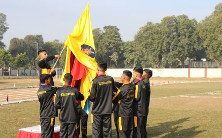 सैनिक स्कूल में वार्षिक खेलकूद प्रतियोगिता का आगाज