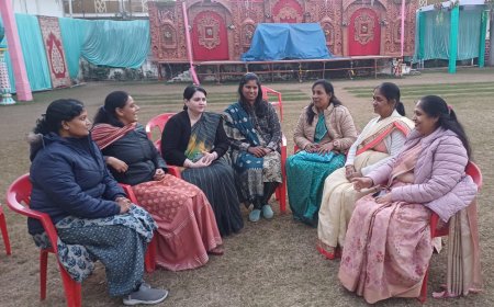 जिला माहेश्वरी महिला संगठन चितौड़गढ़ के पदाधिकारियों की बैठक