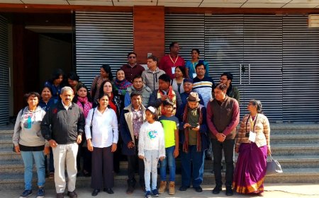 14 देशों के प्रतिनिधियों ने   विधायक चंद्रभान आक्या से भेंट  की