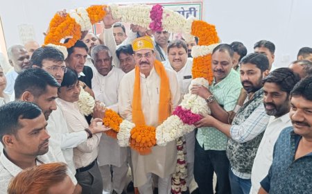 सभी कांग्रेस जनों को अनुशासन में रहकर ही कांग्रेस का कार्य करना है  आंजना