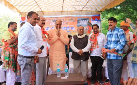 जनहित और विकास के कामों के लिए चाहिए नीति और नीयत, भाजपा के पास नीति भी है और नीयत भी - जोशी