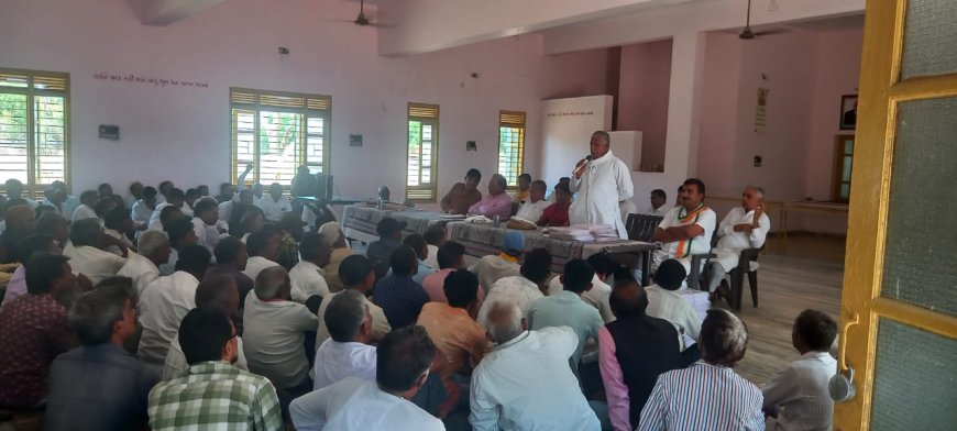 पूर्व राज्यमंत्री जाड़ावत प्रभार क्षेत्र गुजरात के पाटन में कर रहे प्रचार 
