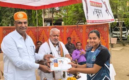   वॉलीबॉल प्रशिक्षण शिविर का हुआ समापन समारोह सम्पन्न 