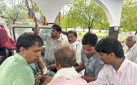 आकाशीय बिजली गिरने से एक ही परिवार के 5 लोग घायल, 6 बकरियों की मौत 