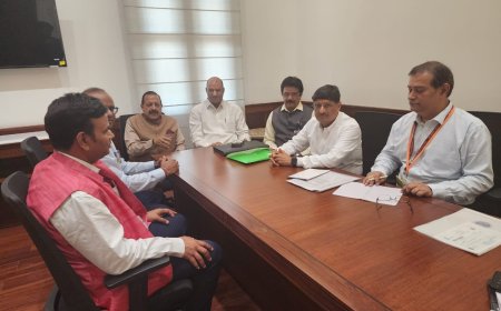 सांसद जोशी ने की राजस्थान एटॉमिक पावर प्लांट के संबध में की चर्चा