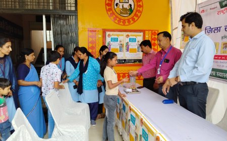 राष्ट्रीय कृमि मुक्ति दिवस पर गटकी गोली,  कृमि मुक्त