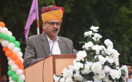 चन्देरिया लेड जिंक स्मेल्टर के जिंक नगर में 78वां स्वतंत्रता दिवस हर्षोल्लास से मनाया गया