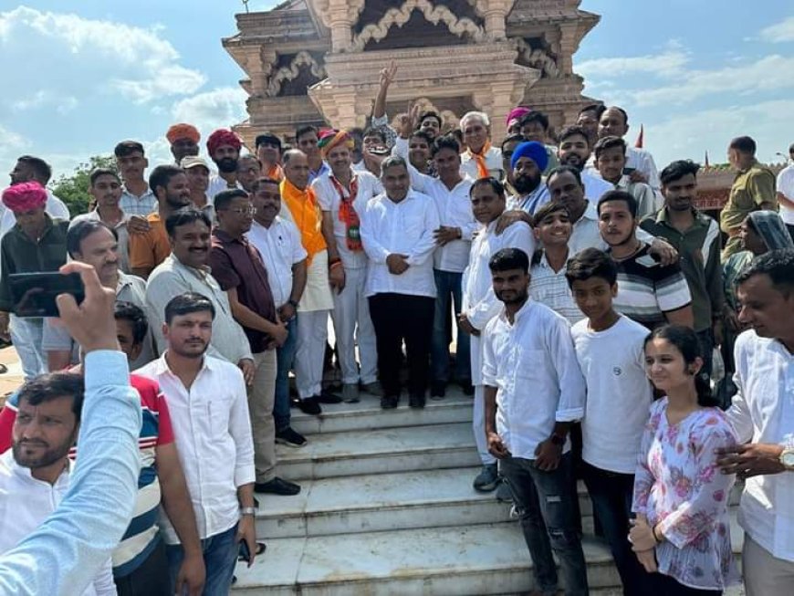 बद्री की महाप्रसादी में चंद्रभान एवं सीपी जोशी गुट के लोग हुए शरीफ