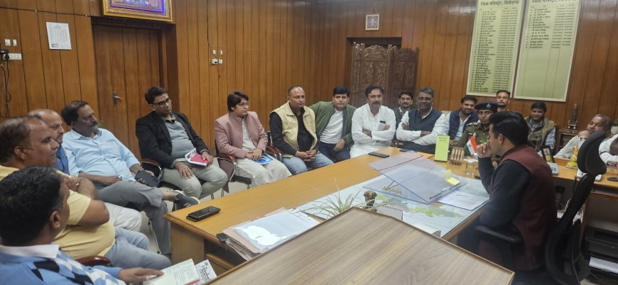 अवैध बजरी खनन रोकने भाजपा प्रतिनिधि मंडल ने कलक्टर से की मुलाकात