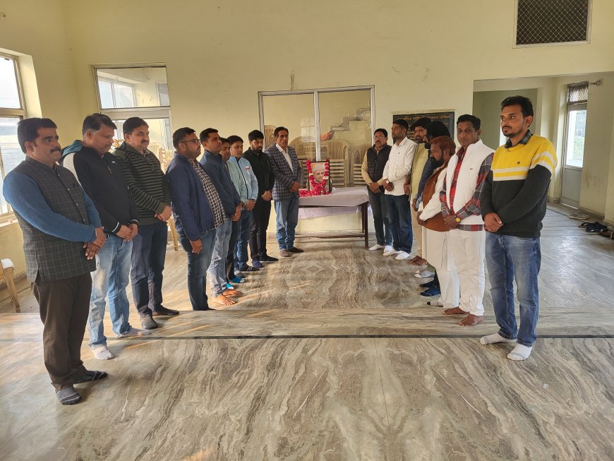 कांग्रेस जनो ने दी शास्त्री को श्रद्धांजलि