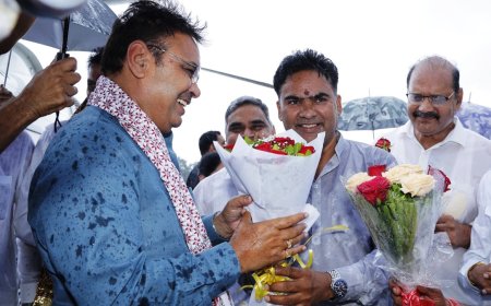 चंद्रभान ने सीएम का स्वागत किया कृपलानी को दी बधाई