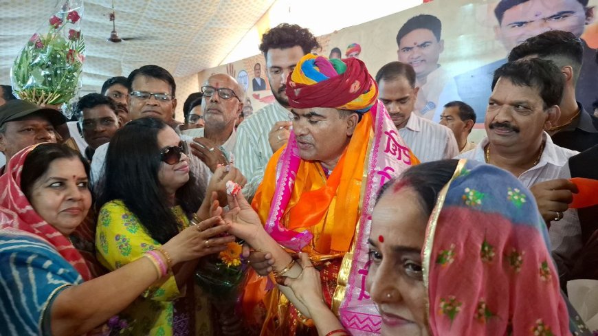 बोले चंद्रभान क्षेत्र वासियों के  प्रेम से मिलती है बेहतर कार्य करने की प्रेरणा