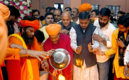 भदेसर में 21 करोड़ की लागत से बनने वाले भैरुनाथ मंदिर का भूमि पूजन, शिला स्थापना व पूर्णाहुति संपन्न