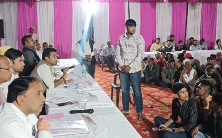 बेगूं के बरनियास में रात्रि चौपाल का आयोजन, कलक्टर ने पारसोली थाने का भी किया निरीक्षण