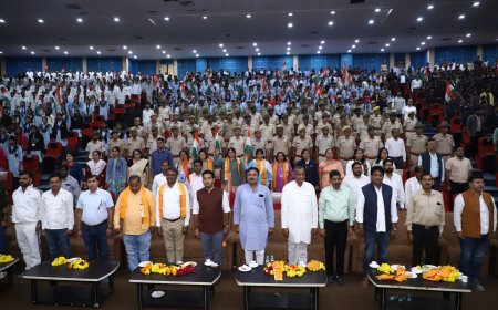 वंदे मातरम् @150 : राष्ट्रगीत के 150 वर्ष पूर्ण होने पर रैली एवं जिला स्तरीय समारोह आयोजित