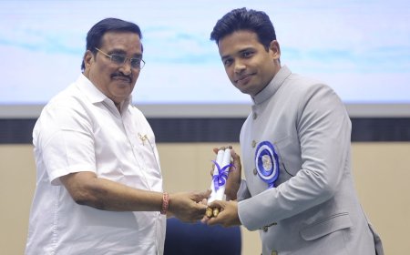 जिला कलक्टर आलोक रंजन राष्ट्रीय जल पुरस्कार से सम्मानित