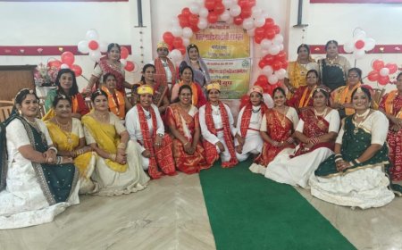 महिला माही ग्रुप का तुलसी विवाह थीम पर कार्यक्रम आयोजित