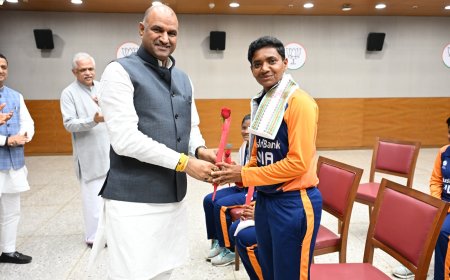 नए भारत की नारी शक्ति का गौरव : विश्व विजेता भारतीय ब्लाइंड महिला टीम का सम्मान