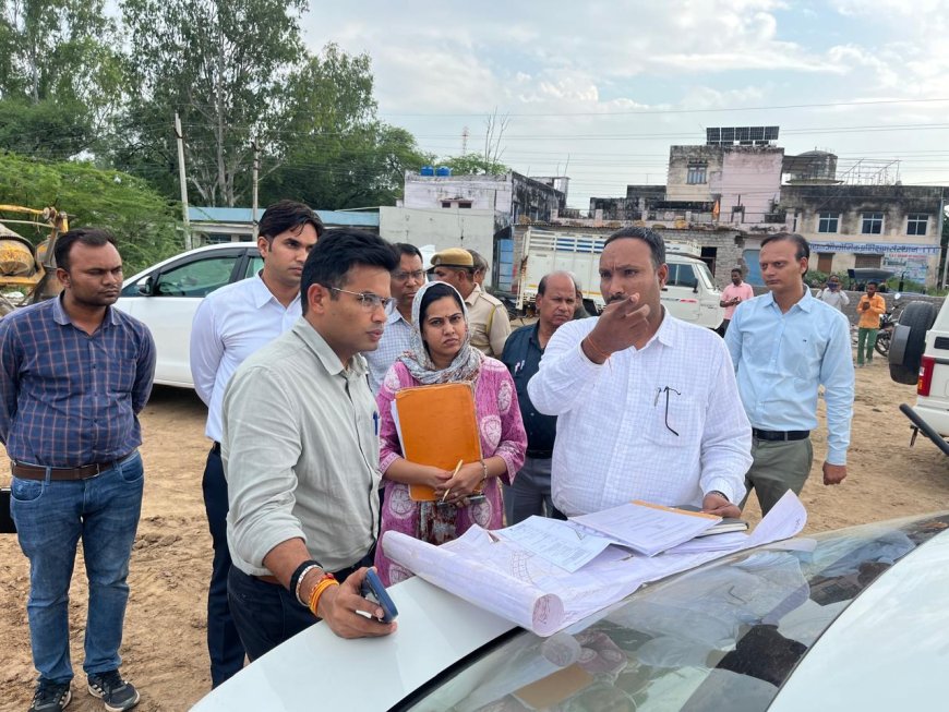 जिला कलक्टर ने किया तहसील एवं उपखण्ड कार्यालय क्षेत्रों का औचक निरीक्षण