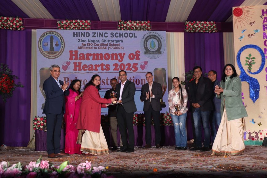 हिन्द जिंक स्कूल का वार्षिकोत्सव ‘हार्मोनी ऑफ हार्ट्स 2025’ हर्षोल्लास से संपन्न