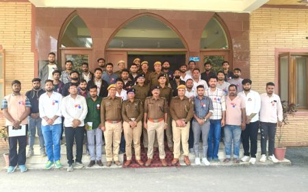 जिले में पुलिस की मेवाड़ युवा शक्ति का गठन