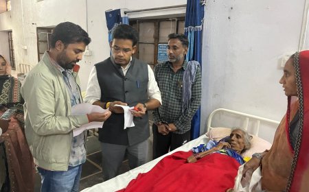 जिला कलक्टर का भादसोड़ा दौराः व्यवस्थाओं का गहन निरीक्षण