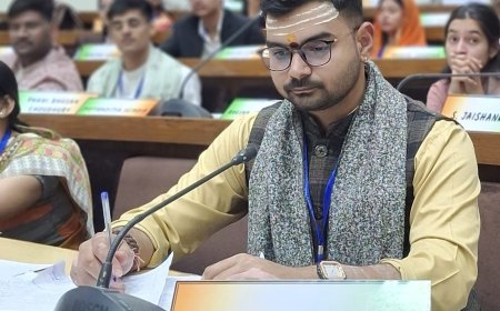 राजधानी जयपुर में भारत के कृषि मंत्री के रूप में ऋषभ चतुर्वेदी ने किया प्रतिनिधित्व