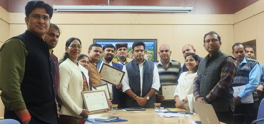 जिले के 10 बीएलओ सुपरवाईजर राज्य स्तर पर सम्मानित