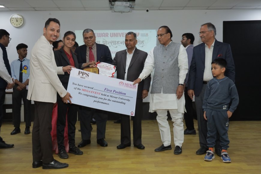 मेवाड़ विश्वविद्यालय में प्रतिभा प्रोत्साहन समारोह सम्पन्न