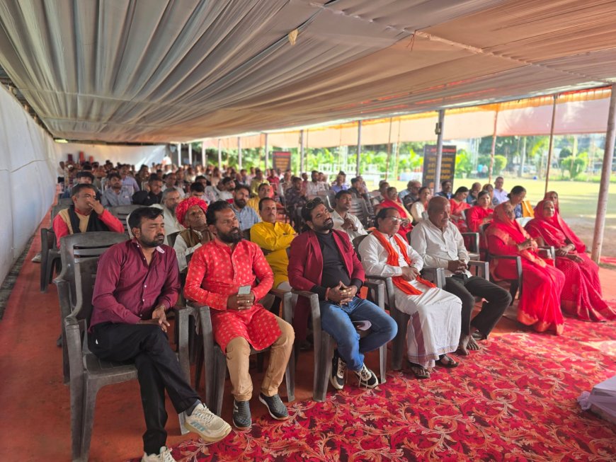 गौ सम्मान आह्वान अभियान : गणगौर गार्डन में जिलेभर के गोभक्तों की विशाल बैठक सम्पन्न