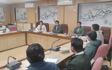 जिला कलक्टर का रावतभाटा दौरा, विकास कार्यों की प्रगति की समीक्षा